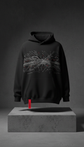 Oversized Graphic Hoodie Cotton Blend