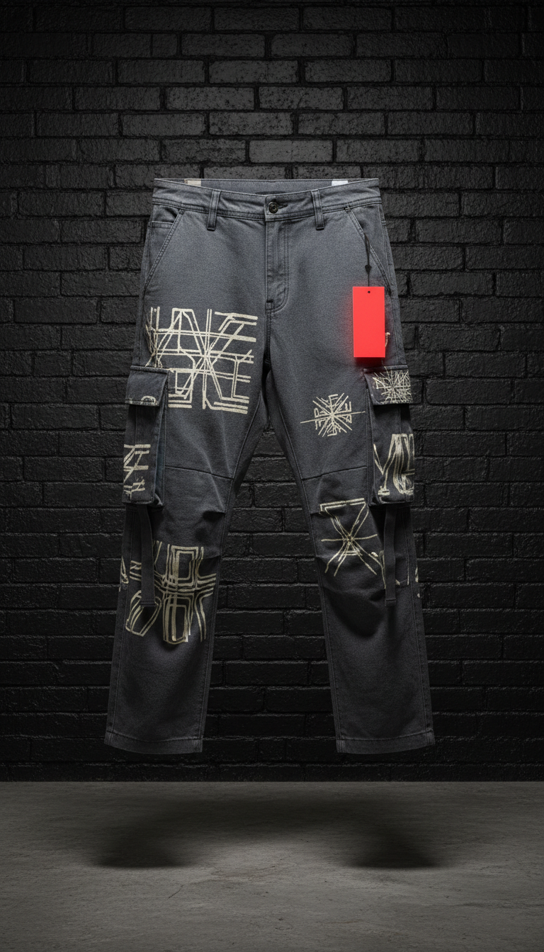 Statement Cargo Pants Utility Pockets