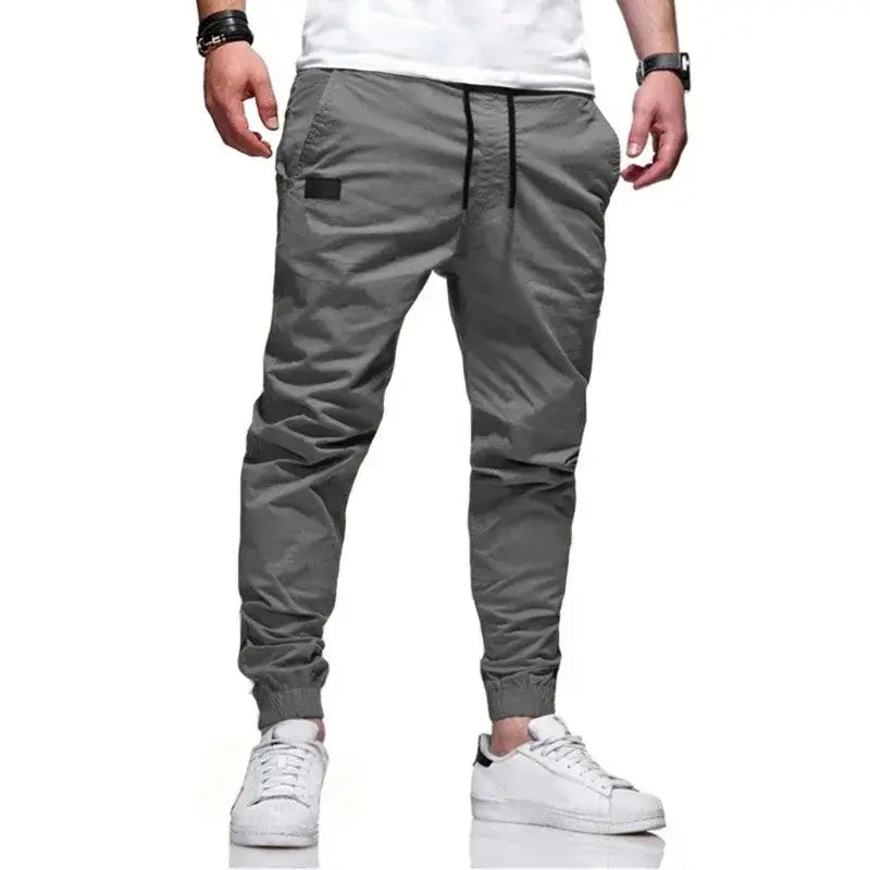 Cargo Joggers with utility pockets streetwear design
