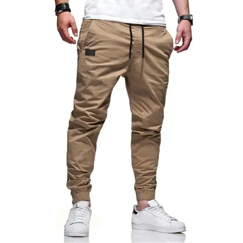 Cargo Joggers with utility pockets streetwear design