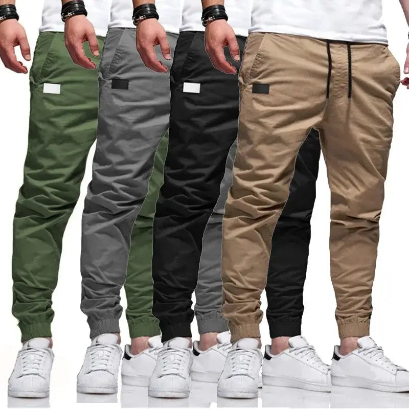 Cargo Joggers with utility pockets streetwear design