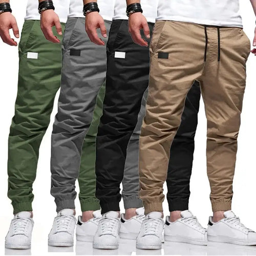Cargo Joggers with utility pockets streetwear design