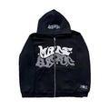 Fleece Zip-Up Hoodie cozy casual streetwear
