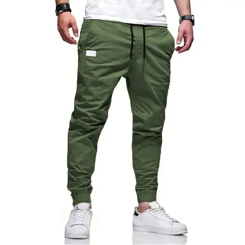 Cargo Joggers with utility pockets streetwear design